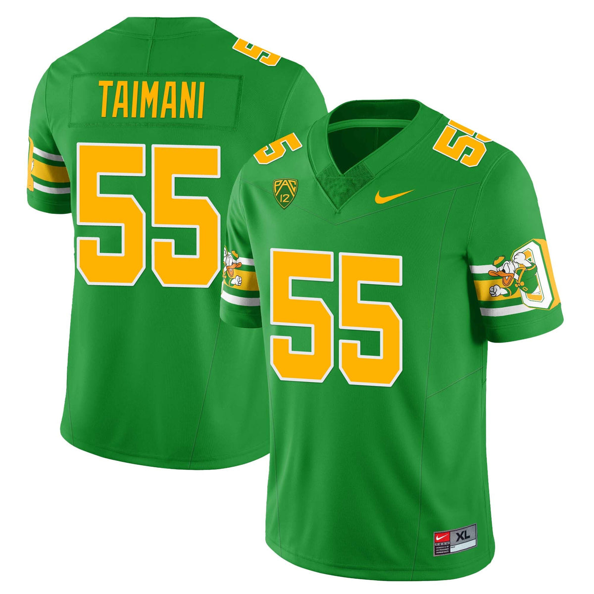 Men’s Oregon Ducks ‘Mighty Oregon’ Throwback Football Uniforms – All Stitched - image 6