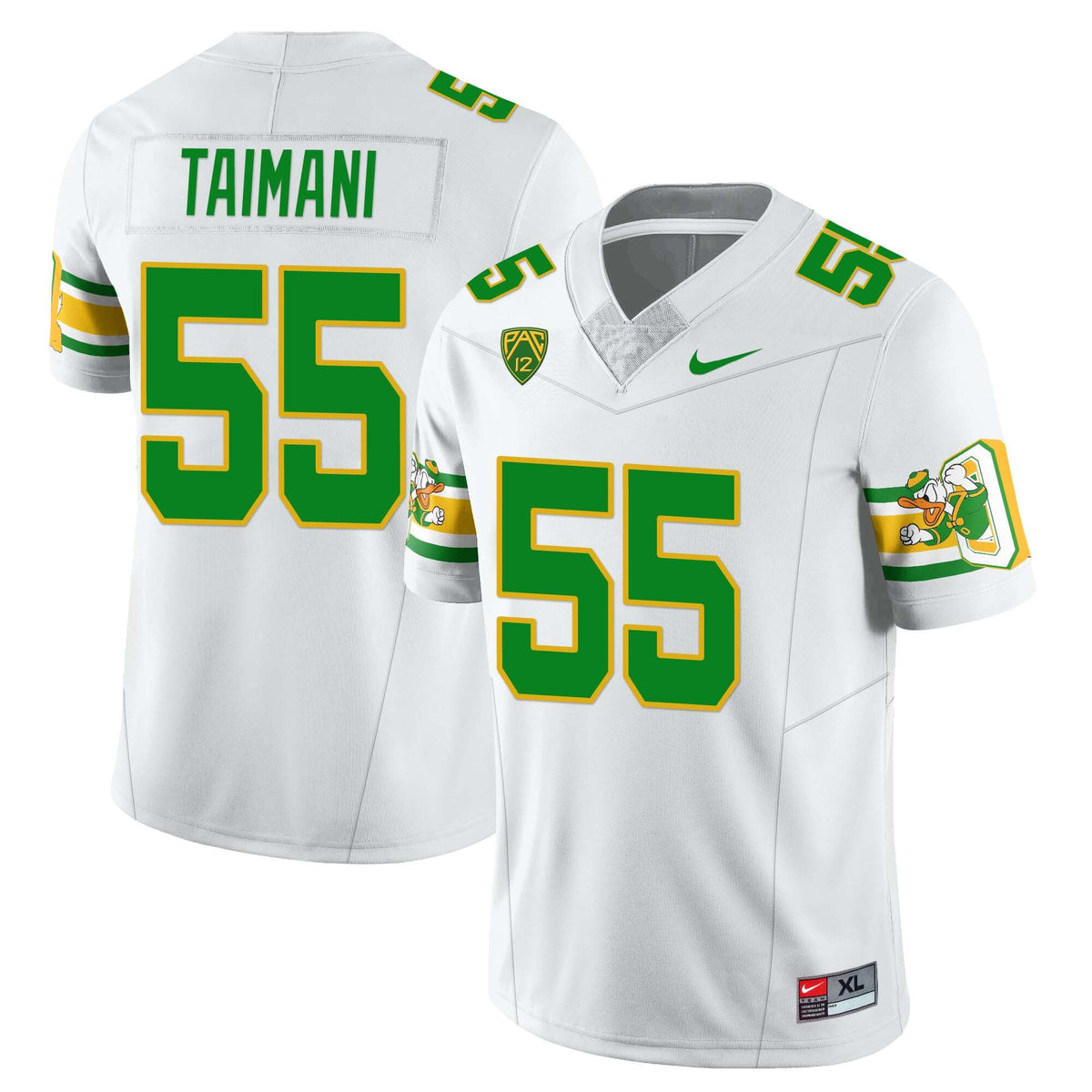 Men’s Oregon Ducks ‘Mighty Oregon’ Throwback Football Uniforms – All Stitched - image 12