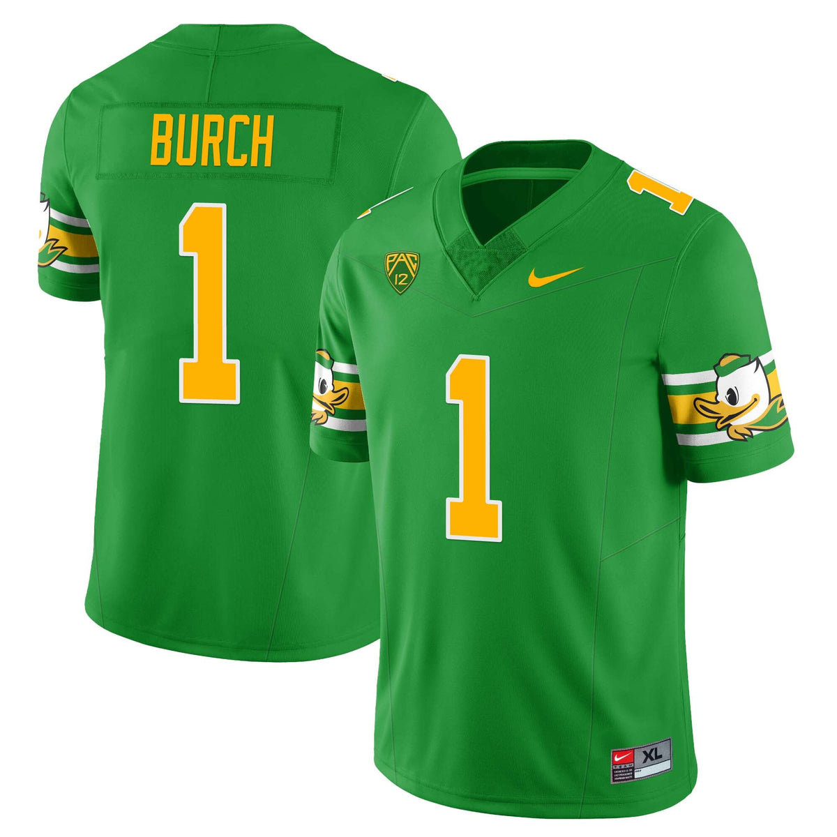 Women’s Oregon Ducks ‘Mighty Oregon’ Throwback Football Jersey – All Stitched - image 2