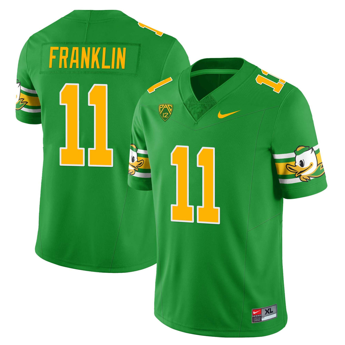 Youth’s Oregon Ducks ‘Mighty Oregon’ Throwback Football Jersey – All Stitched - image 4