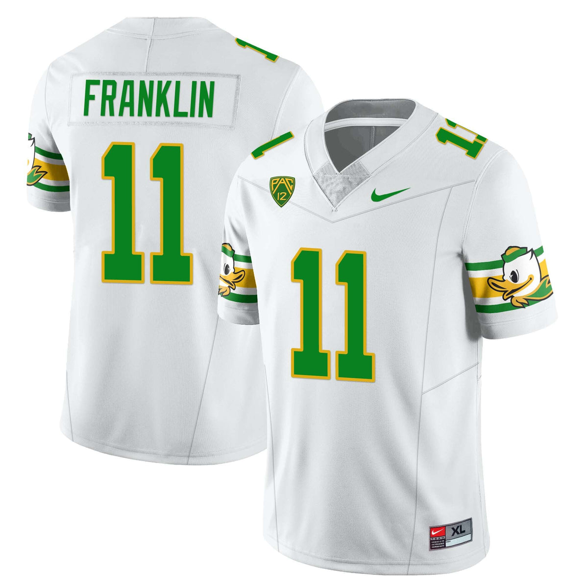Women’s Oregon Ducks ‘Mighty Oregon’ Throwback Football Jersey – All Stitched - image 9