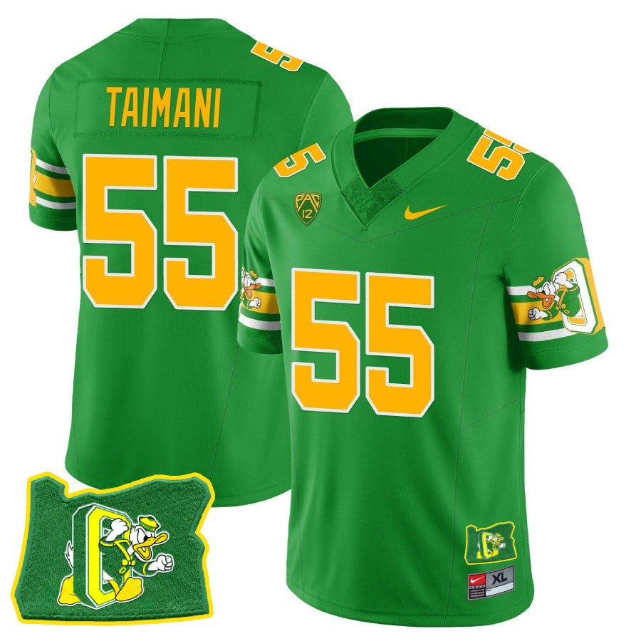 Men’s Oregon Ducks ‘Mighty Oregon’ Throwback Football Stitched Jersey – Oregon State - image 18