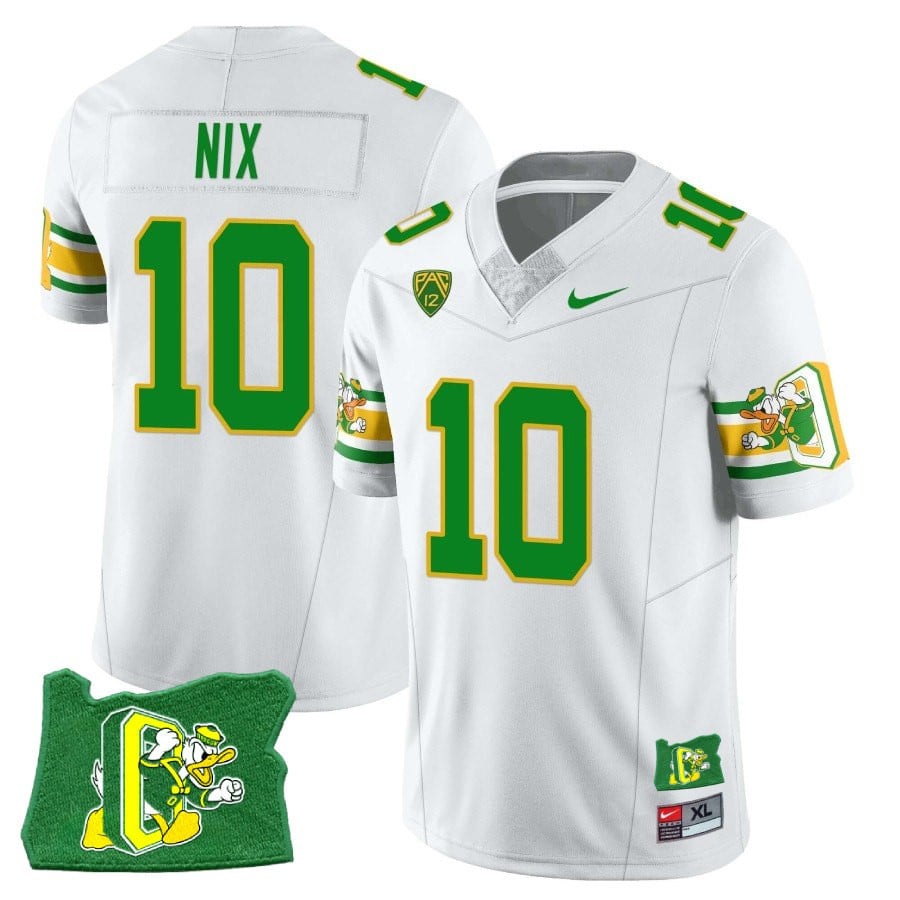 Women’s Oregon Ducks ‘Mighty Oregon’ Throwback Football Stitched Jersey – Oregon State - image 7
