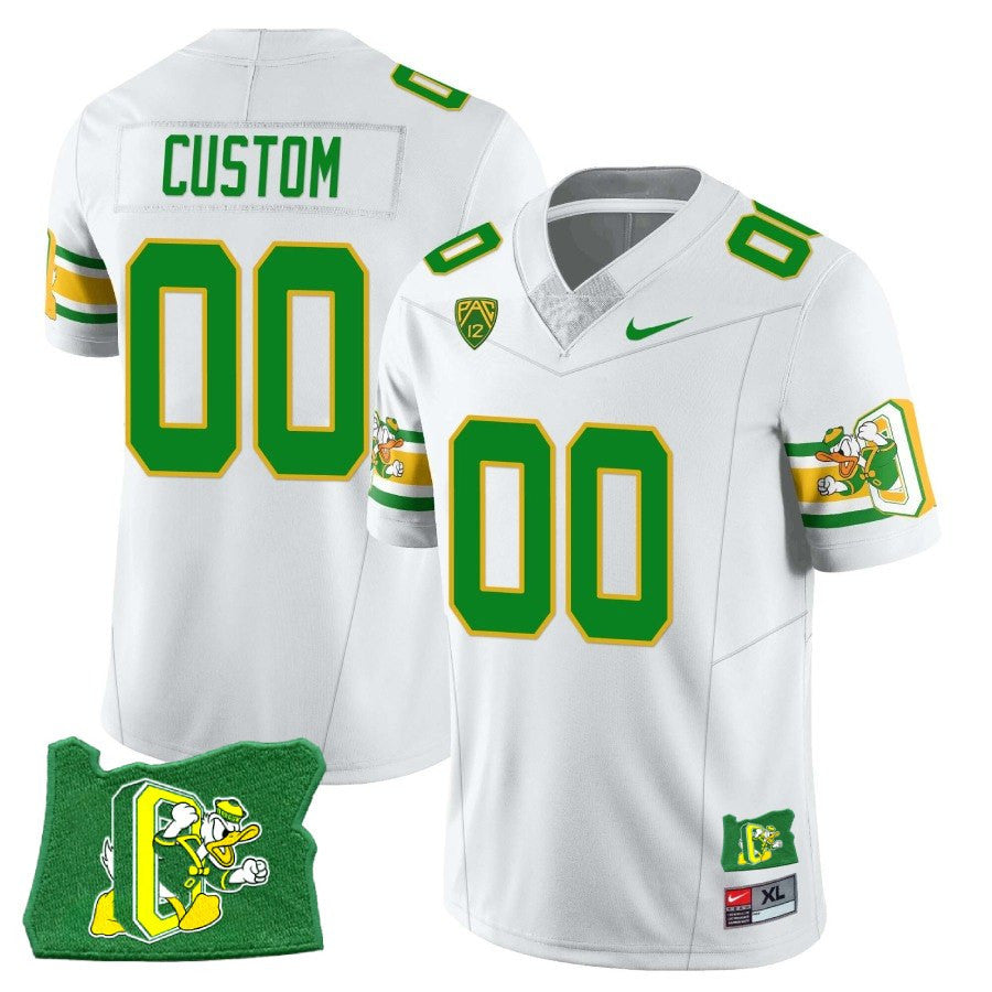 Women’s Oregon Ducks ‘Mighty Oregon’ Throwback Football Stitched Jersey – Oregon State - image 13