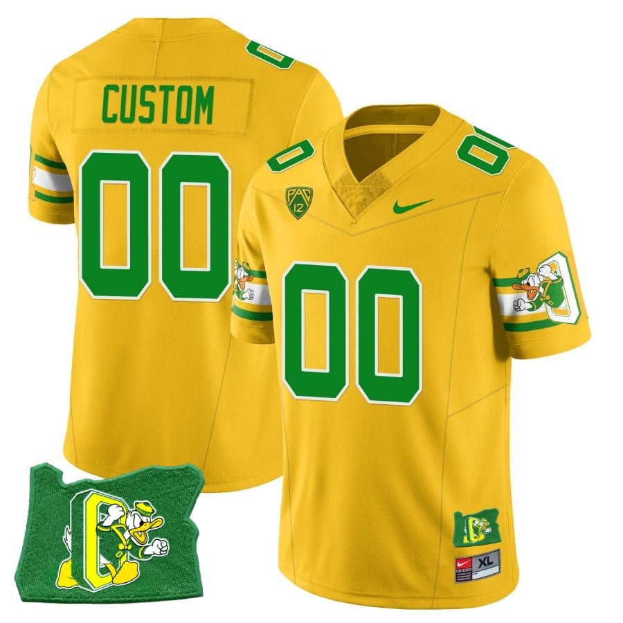 Women’s Oregon Ducks ‘Mighty Oregon’ Throwback Football Stitched Jersey – Oregon State - image 19