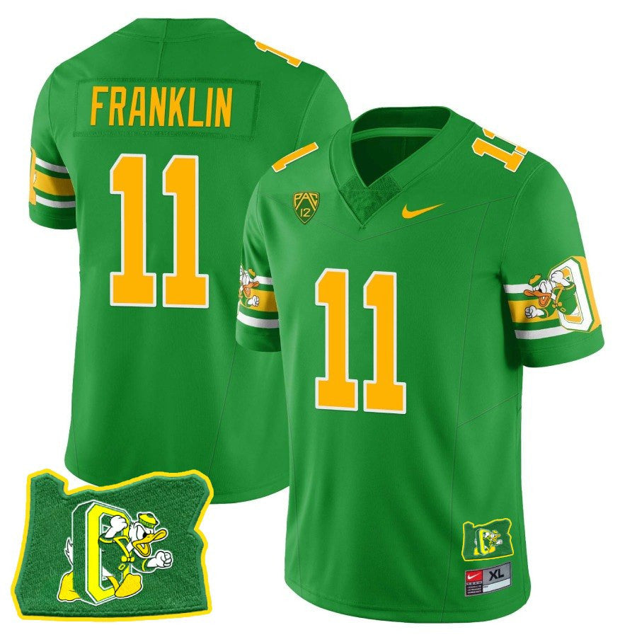 Women’s Oregon Ducks ‘Mighty Oregon’ Throwback Football Stitched Jersey – Oregon State - image 6
