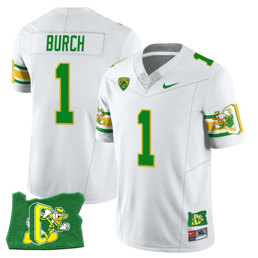 Men’s Oregon Ducks ‘Mighty Oregon’ Throwback Football Stitched Jersey – Oregon State - image 13