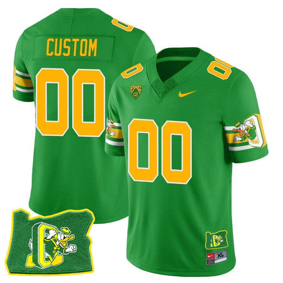 Men’s Oregon Ducks ‘Mighty Oregon’ Throwback Football Stitched Jersey – Oregon State - image 15