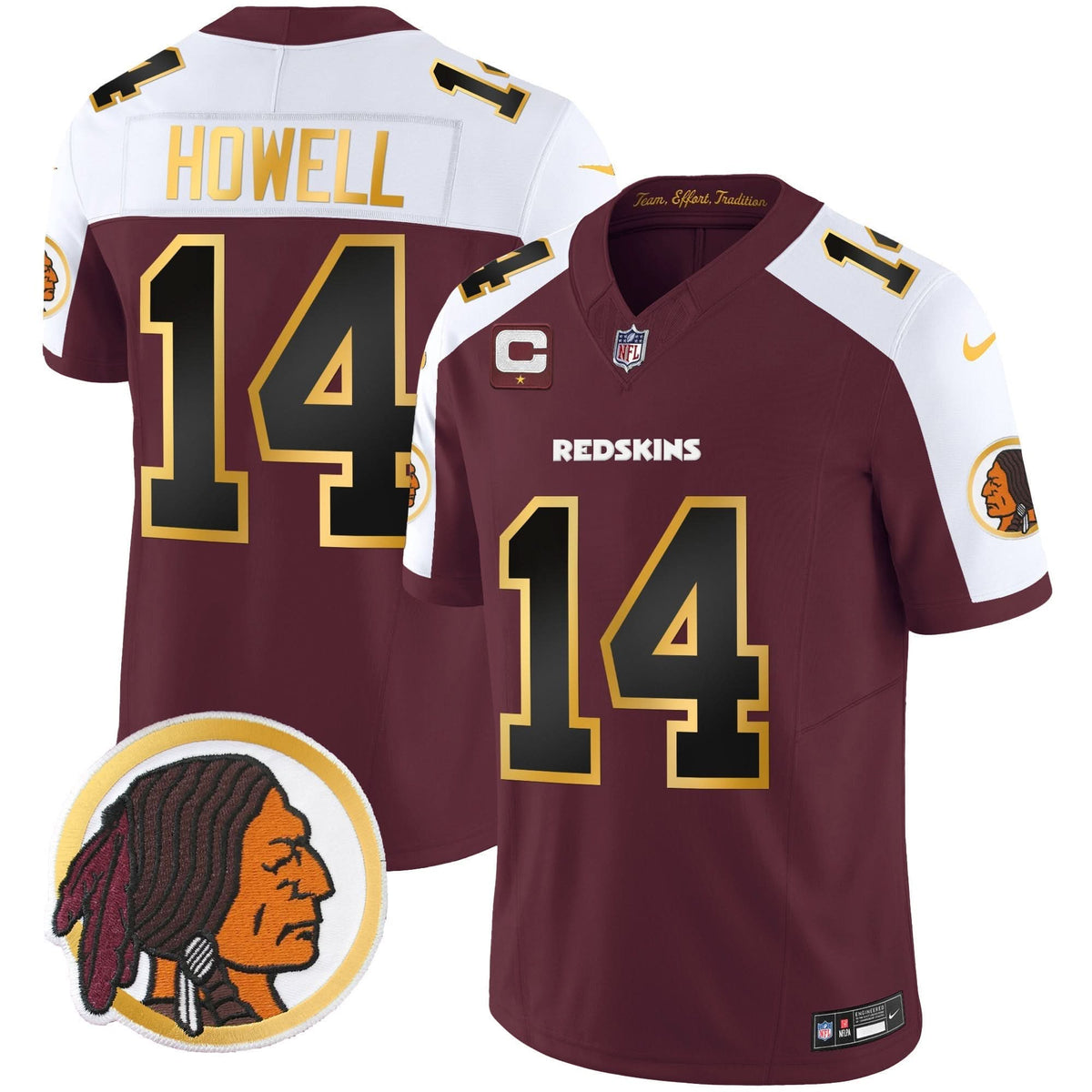 WR Throwback Vapor Gold Trim Jersey - image 2