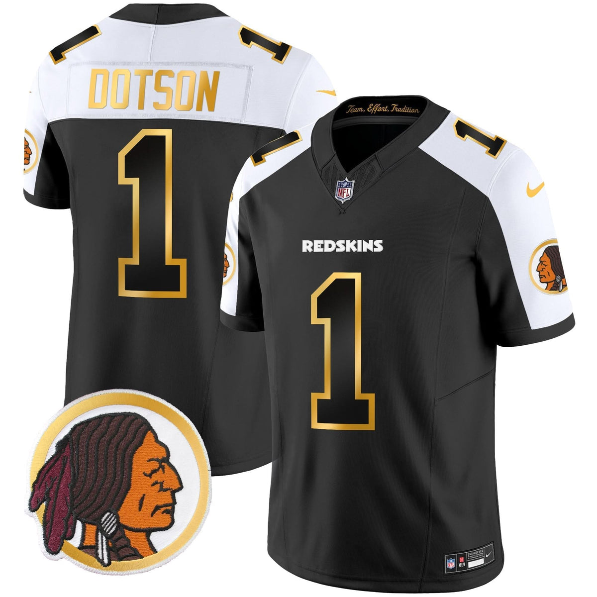 WR Throwback Vapor Gold Trim Jersey - image 10