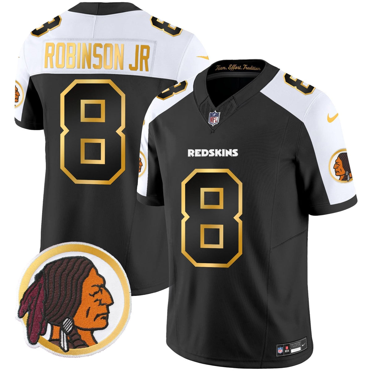 WR Throwback Vapor Gold Trim Jersey - image 8