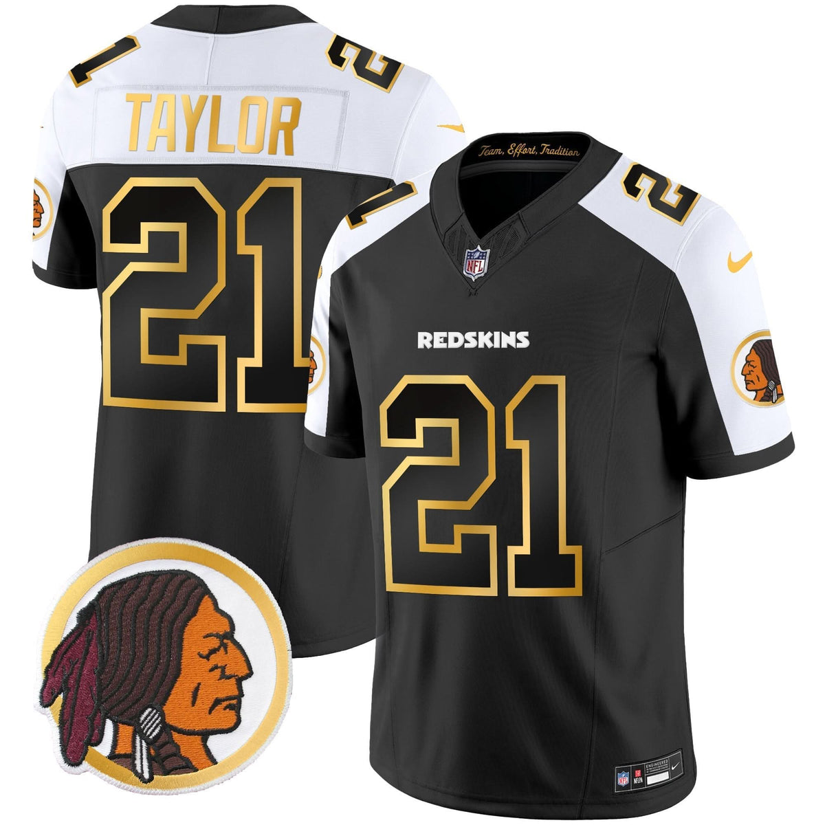 WR Throwback Vapor Gold Trim Jersey - image 9