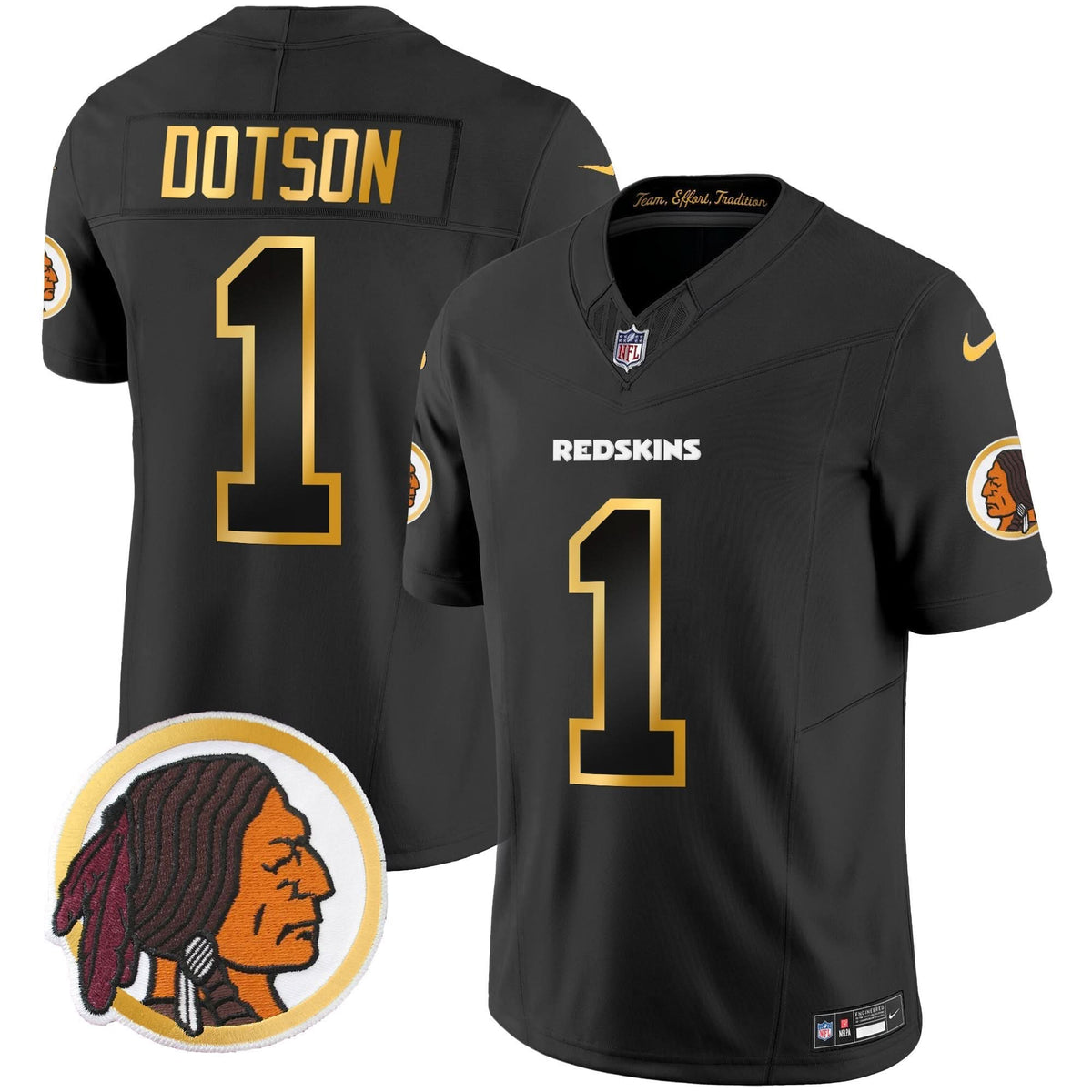 WR Throwback Vapor Gold Trim Jersey - image 15