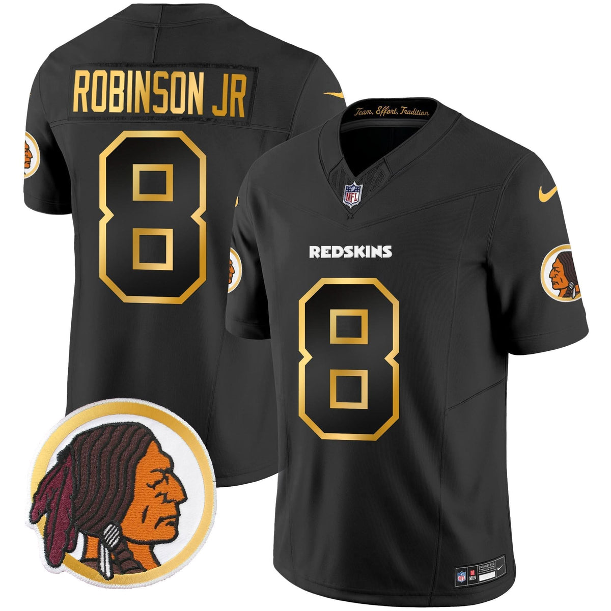 WR Throwback Vapor Gold Trim Jersey - image 13