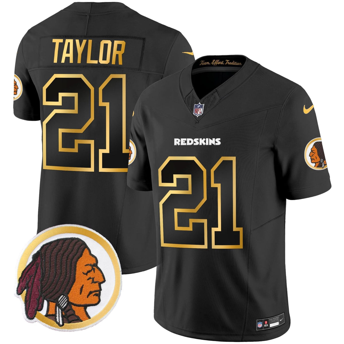 WR Throwback Vapor Gold Trim Jersey - image 14