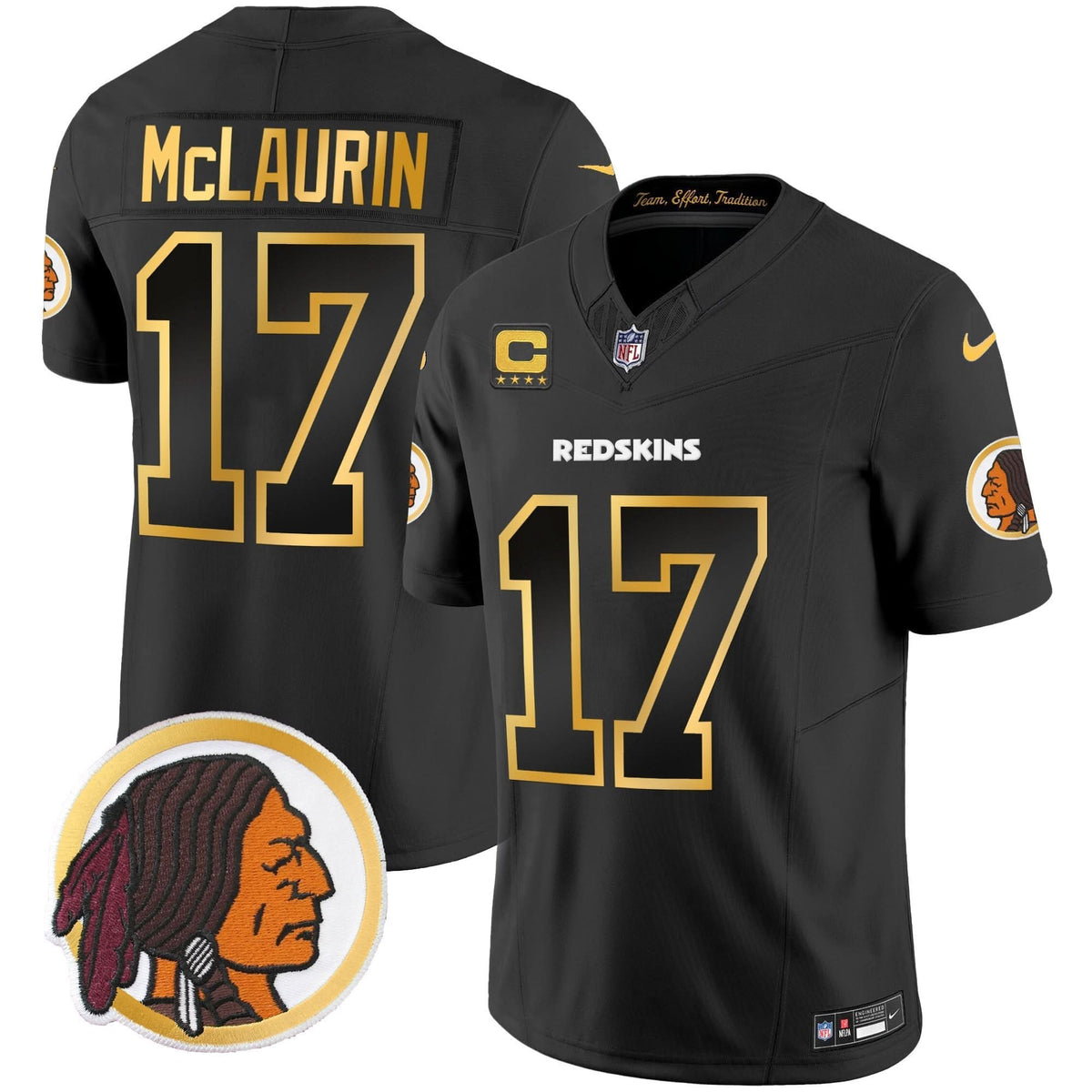 WR Throwback Vapor Gold Trim Jersey - image 11