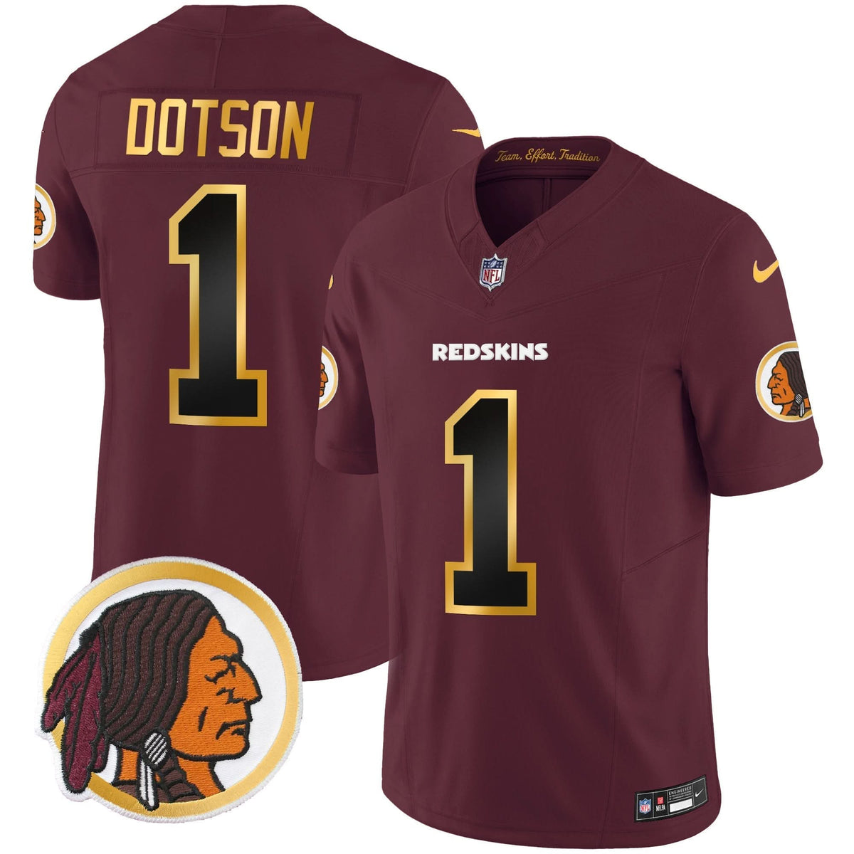 WR Throwback Vapor Gold Trim Jersey - image 20