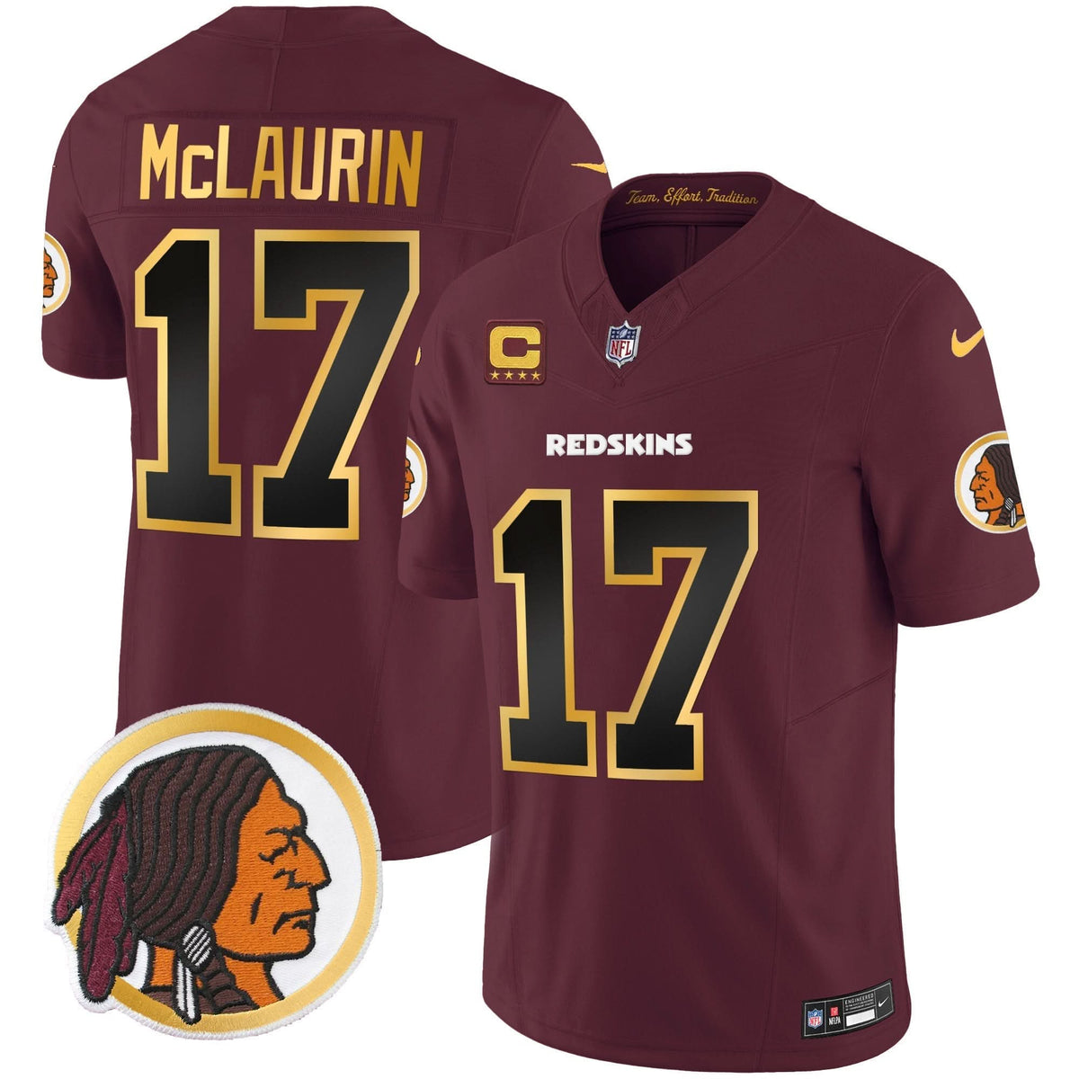 WR Throwback Vapor Gold Trim Jersey - image 16