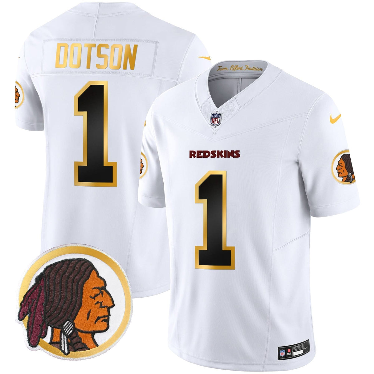 WR Throwback Vapor Gold Trim Jersey - image 25