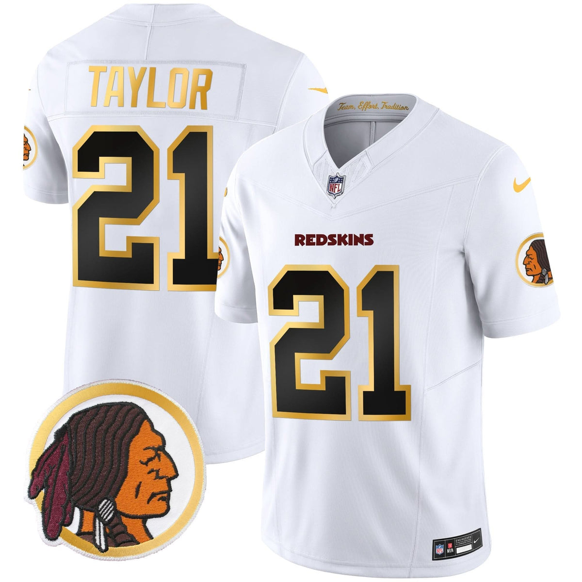 WR Throwback Vapor Gold Trim Jersey - image 24
