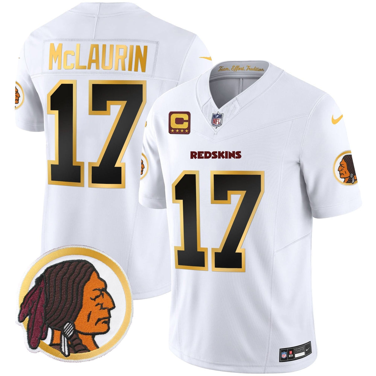 WR Throwback Vapor Gold Trim Jersey - image 21
