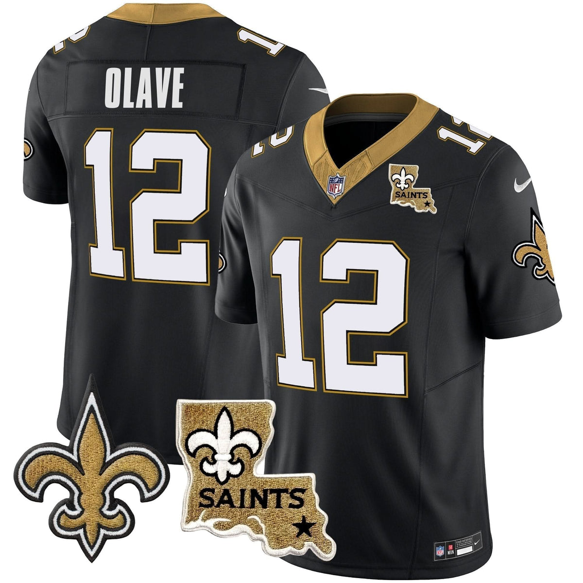 NO Vapor Limited Jersey - New Orleans Patch - image 67