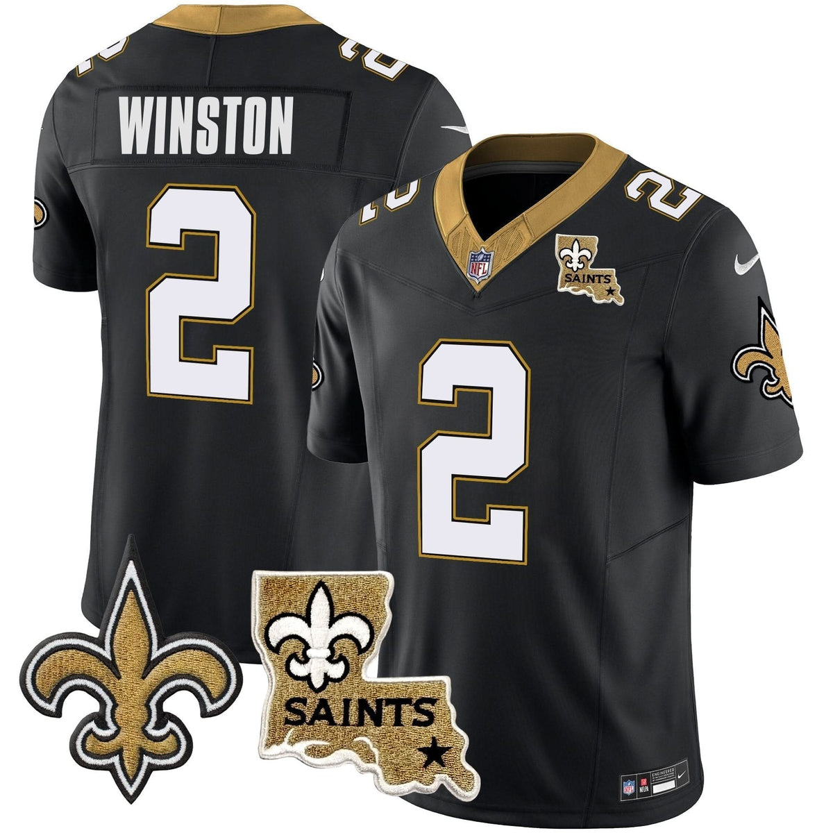 NO Vapor Limited Jersey - New Orleans Patch - image 73