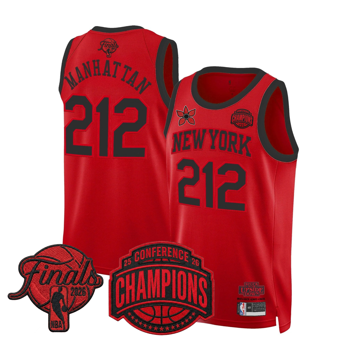 NYK 2026 Finals 'Stranger Things Edition' Swingman Jersey - Stitched - image 12