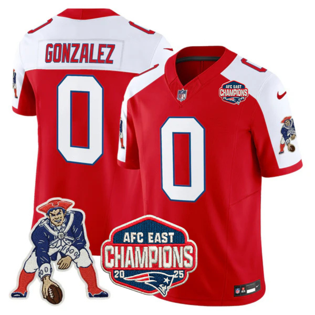 NE AFC East Champions Throwback Vapor Limited Jersey V2 - image 9
