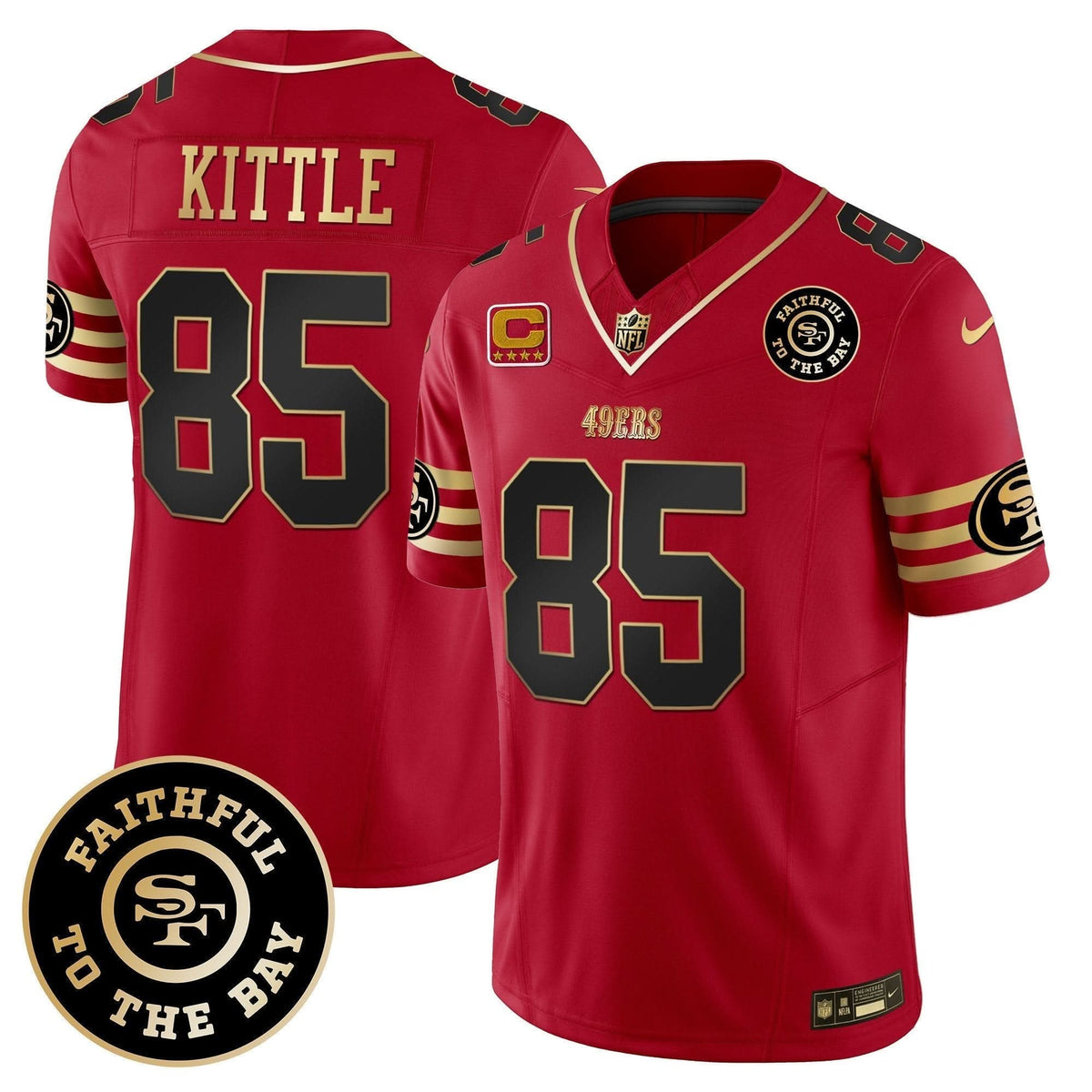 SF Faithful To The Bay Patch Vapor Limited Jersey V6 - image 4