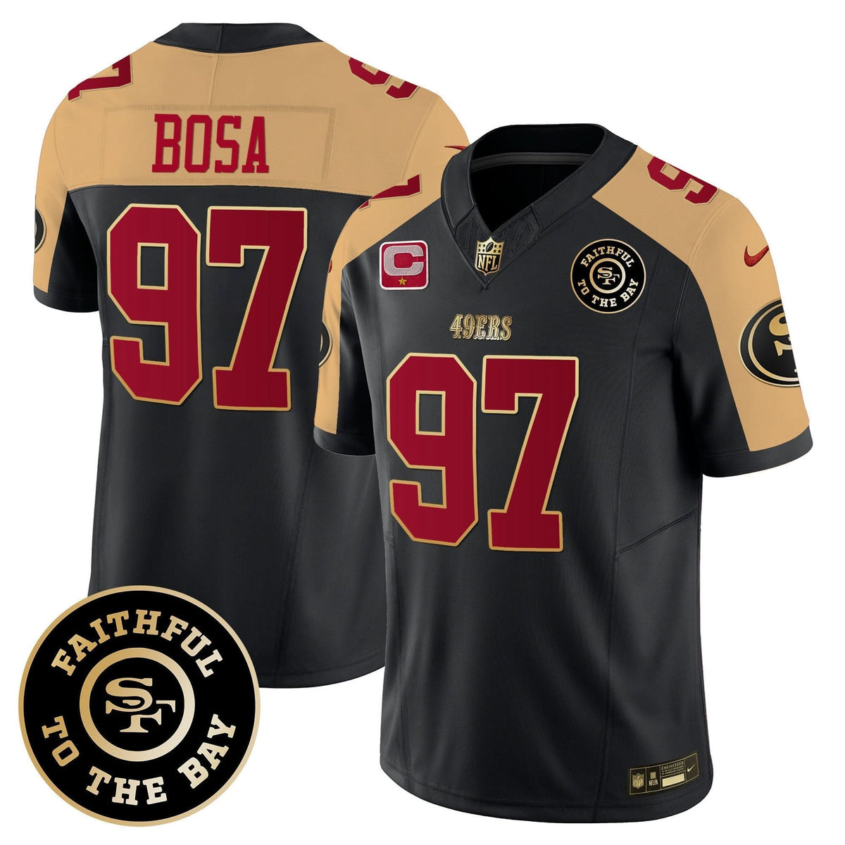 SF Faithful To The Bay Patch Vapor Limited Jersey V7 - image 7