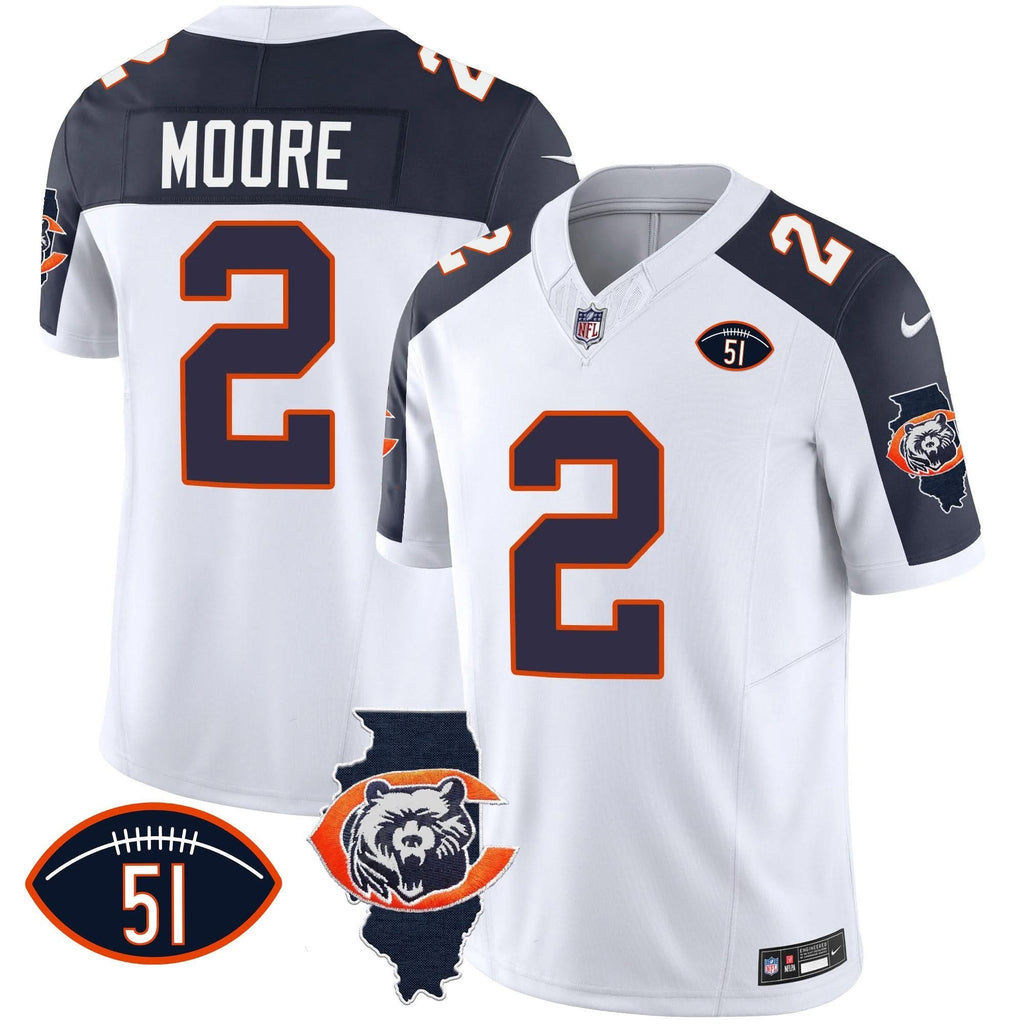 CHI Throwback Illinois Patch Vapor Jersey - image 82