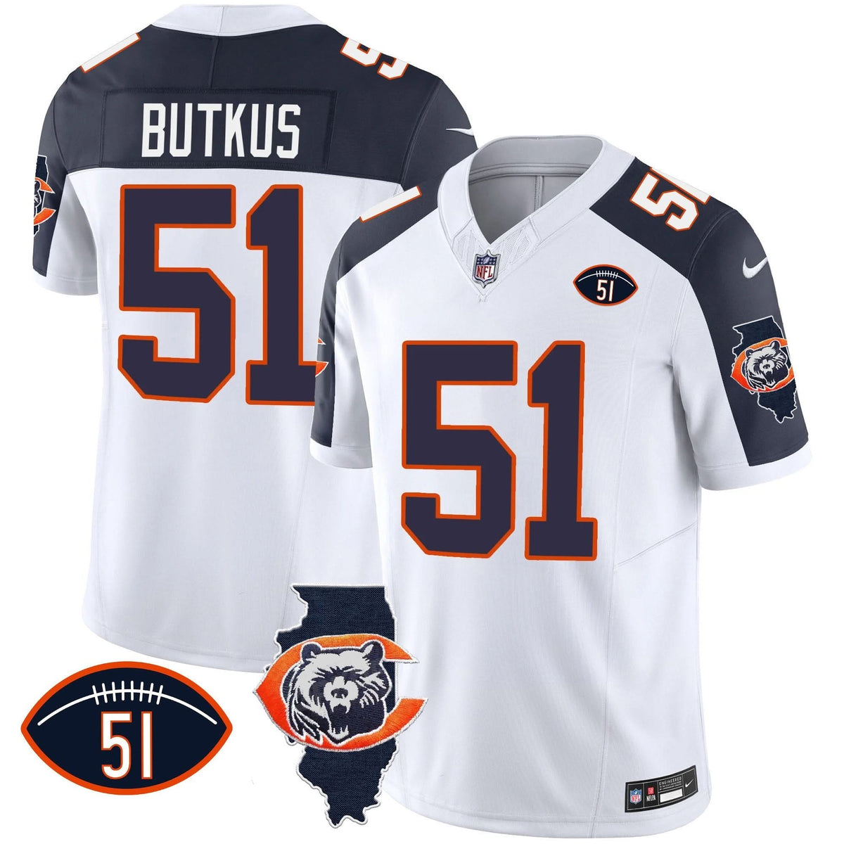 CHI Throwback Illinois Patch Vapor Jersey - image 77