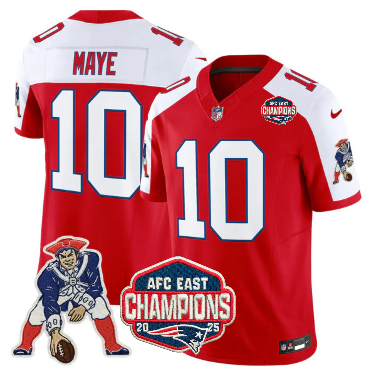 NE AFC East Champions Throwback Vapor Limited Jersey V2 - image 2