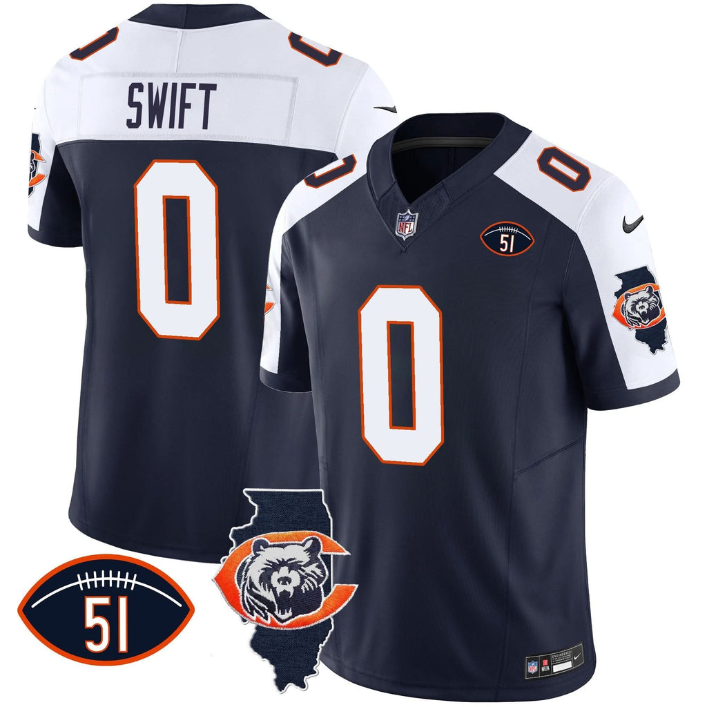 CHI Throwback Illinois Patch Vapor Jersey - image 48