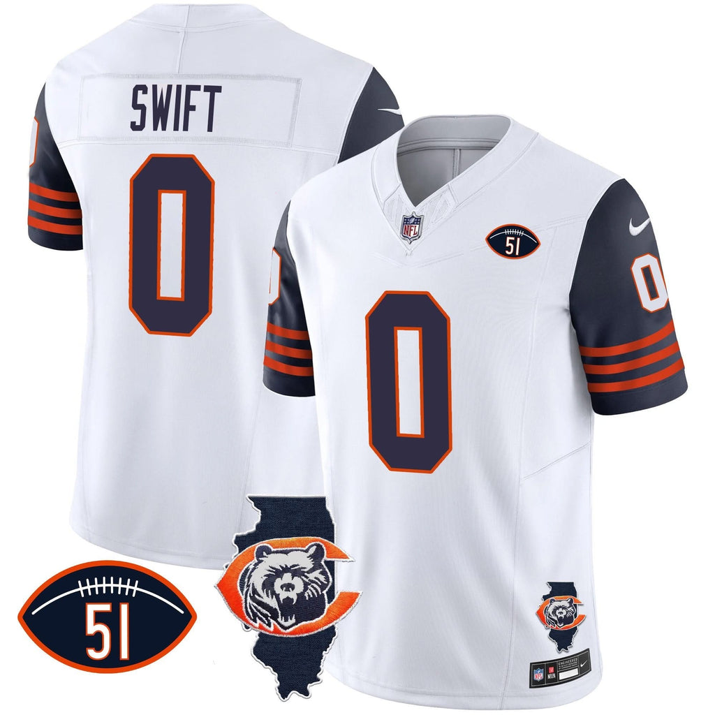 CHI Throwback Illinois Patch Vapor Jersey - image 69