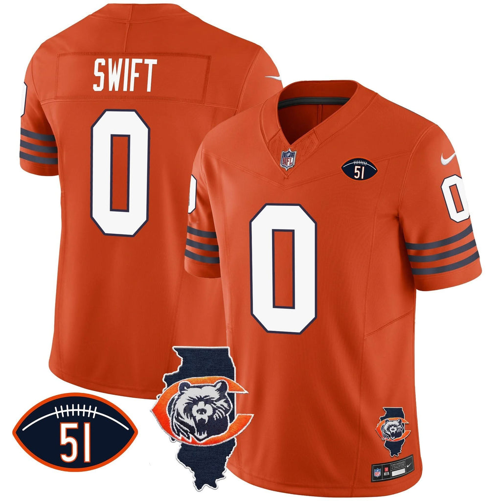 CHI Throwback Illinois Patch Vapor Jersey - image 60