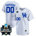 Custom Kentucky Wildcats 23/24 Jersey - 2024 College World Series Patch - All Stitched - image 1