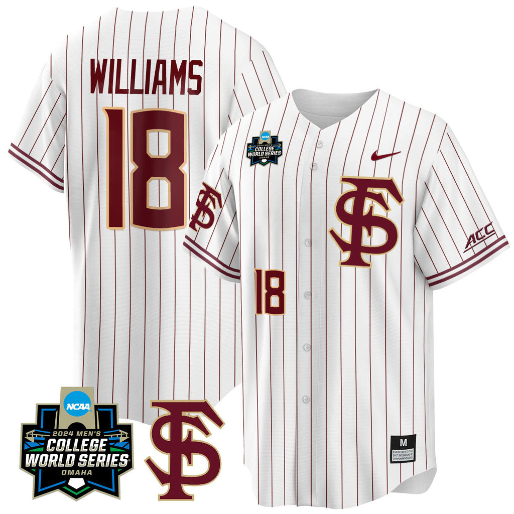 Men's Florida State Seminoles 2024 College World Series Vapor Premier Limited Jersey V1 - All Stitched - image 37