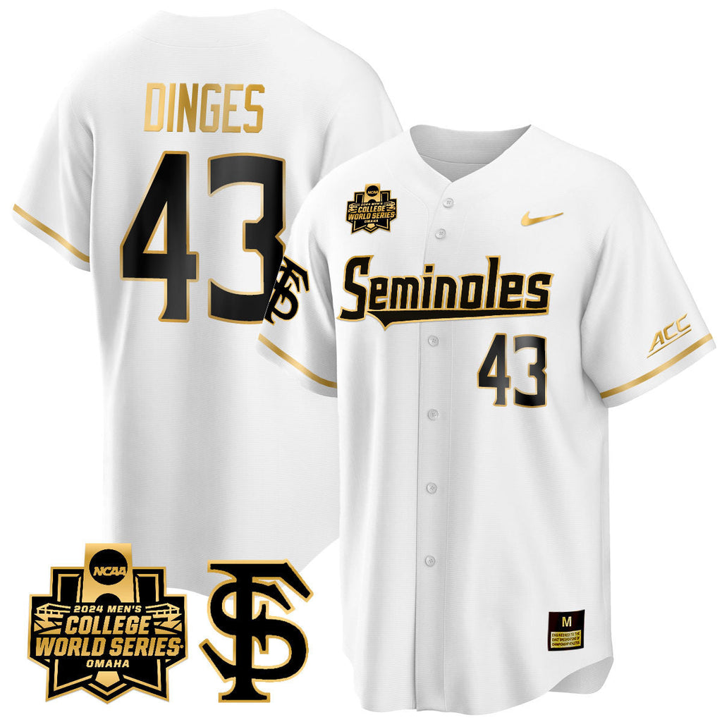 Men's Florida State Seminoles 2024 College World Series Vapor Premier Limited Jersey V1 - All Stitched - image 38