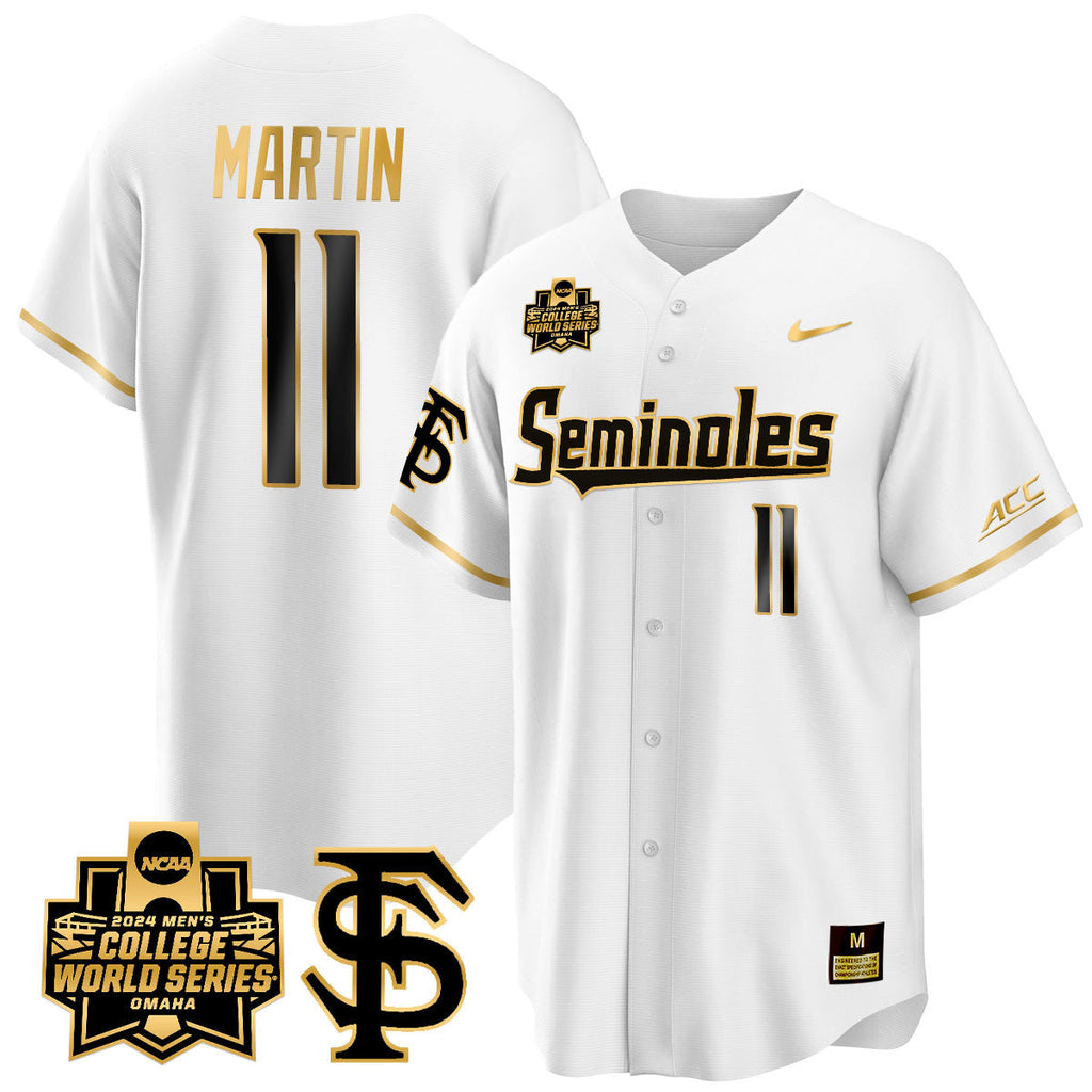 Men's Florida State Seminoles 2024 College World Series Vapor Premier Limited Jersey V1 - All Stitched - image 40