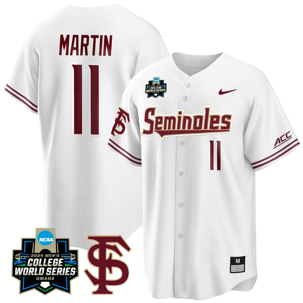 Men's Florida State Seminoles 2024 College World Series Vapor Premier Limited Jersey V1 - All Stitched - image 45