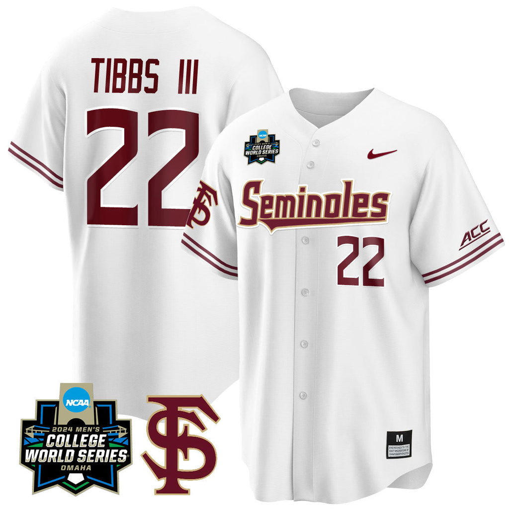 Men's Florida State Seminoles 2024 College World Series Vapor Premier Limited Jersey V1 - All Stitched - image 47