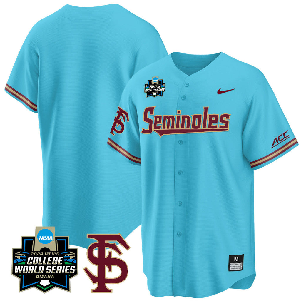 Men's Florida State Seminoles 2024 College World Series Vapor Premier Limited Jersey V1 - All Stitched - image 50