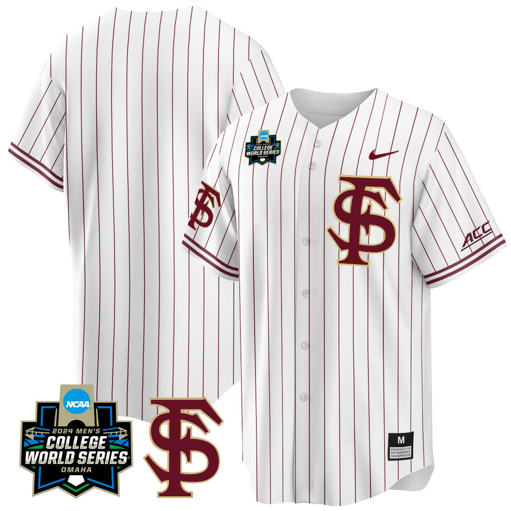 Men's Florida State Seminoles 2024 College World Series Vapor Premier Limited Jersey V1 - All Stitched - image 54