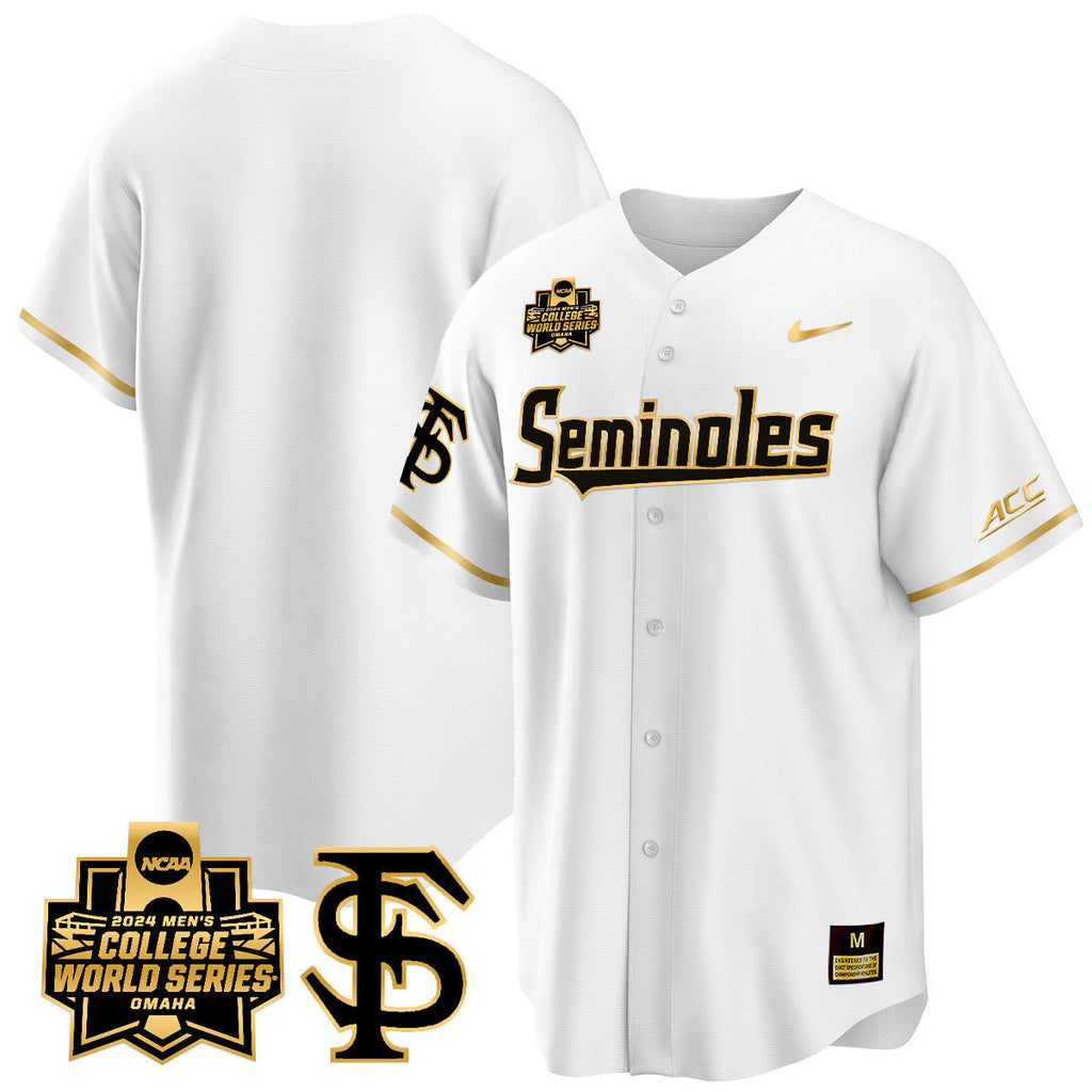 Men's Florida State Seminoles 2024 College World Series Vapor Premier Limited Jersey V1 - All Stitched - image 56