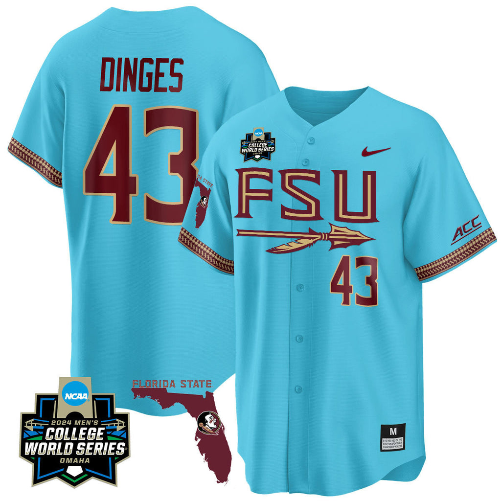 Men's Florida State Seminoles 2024 College World Series Vapor Premier Limited Jersey V2 - All Stitched - image 8
