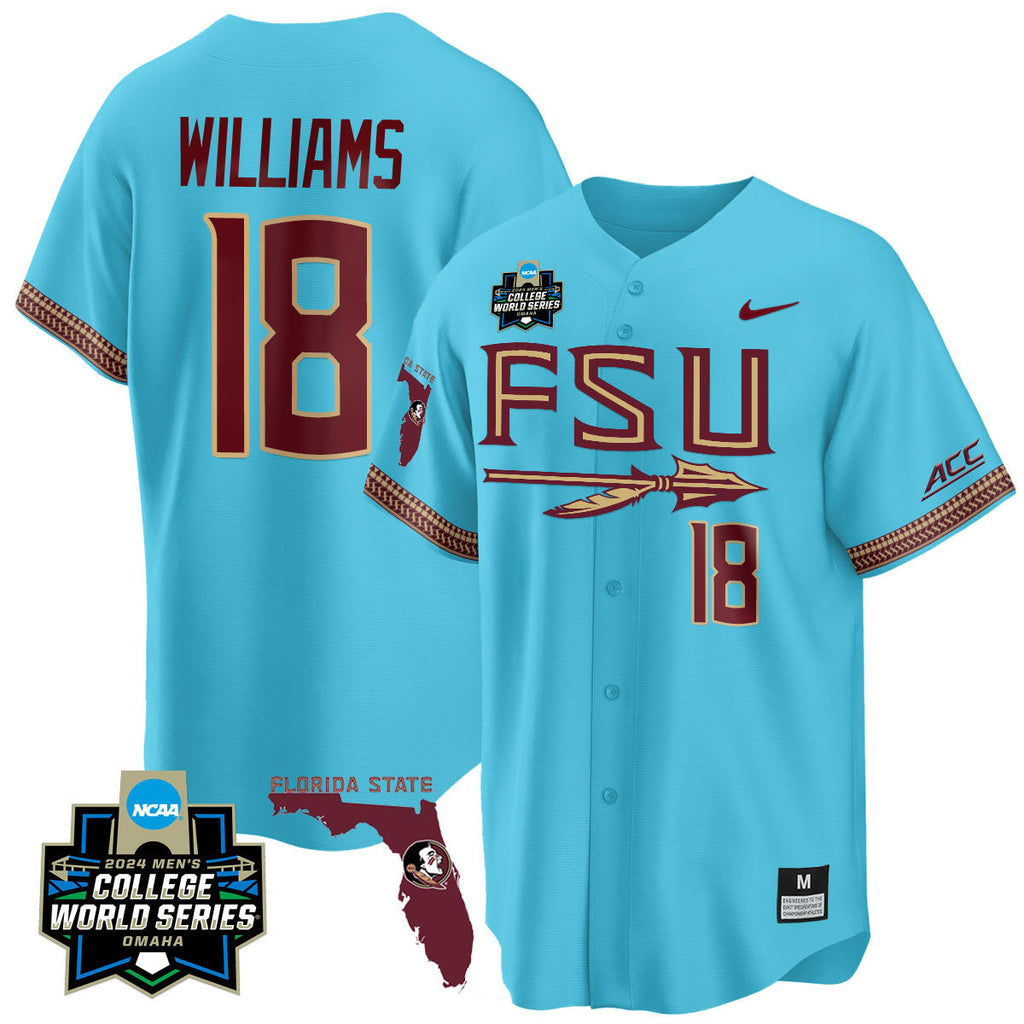 Men's Florida State Seminoles 2024 College World Series Vapor Premier Limited Jersey V2 - All Stitched - image 13