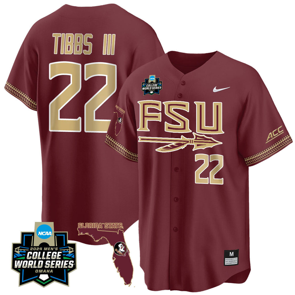 Men's Florida State Seminoles 2024 College World Series Vapor Premier Limited Jersey V2 - All Stitched - image 29