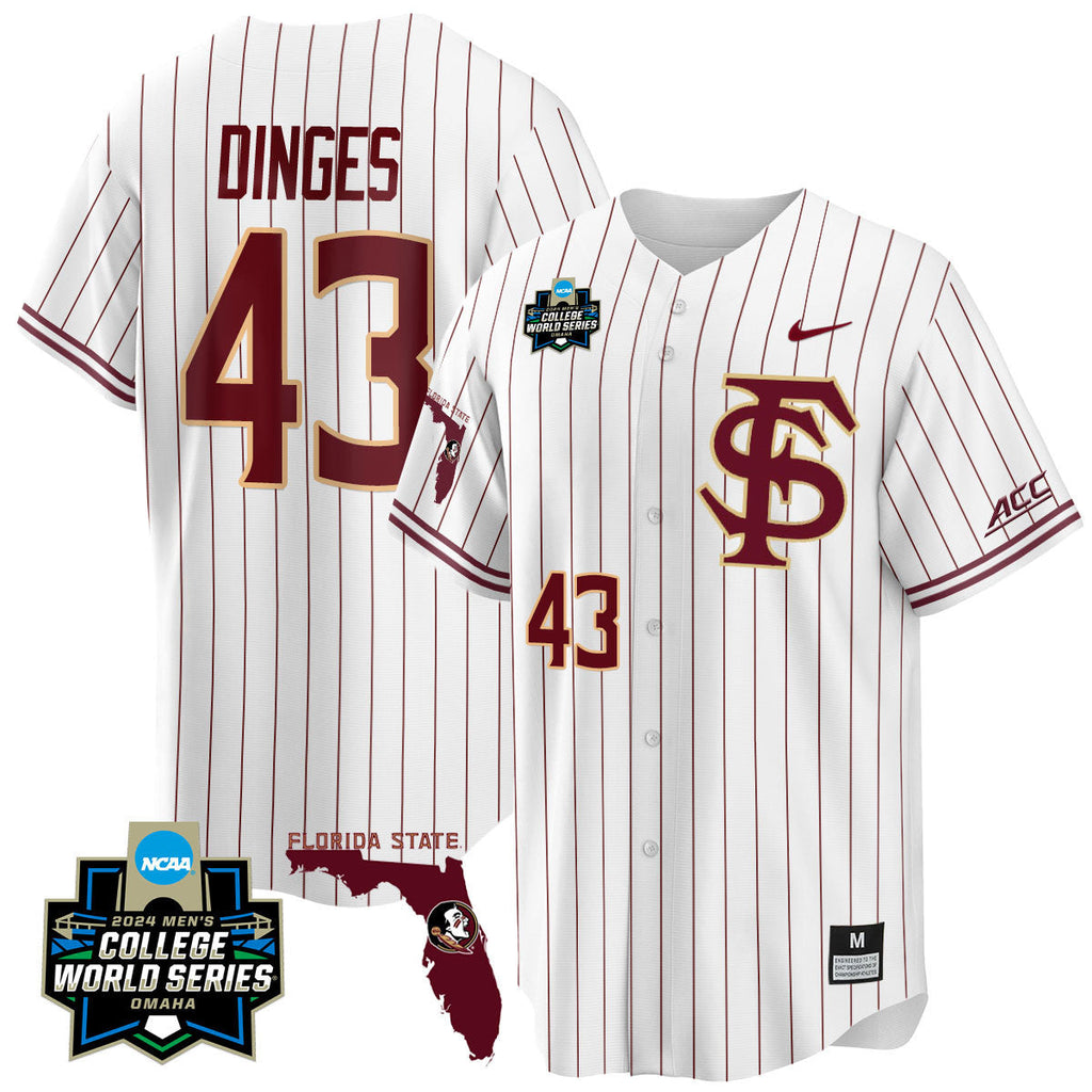 Men's Florida State Seminoles 2024 College World Series Vapor Premier Limited Jersey V2 - All Stitched - image 31